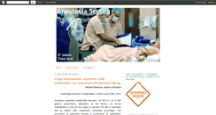 Desktop Screenshot of anestesiasegura.com