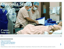 Tablet Screenshot of anestesiasegura.com